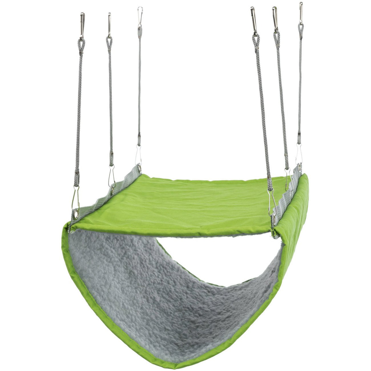 Hängematte für Hamster und Mäuse mit 2 Etagen – für Ratten/Degus, 22 × 15 × 30 cm, zufällige Farbe