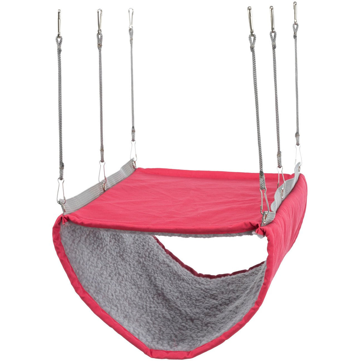Hängematte für Hamster und Mäuse mit 2 Etagen – für Ratten/Degus, 22 × 15 × 30 cm, zufällige Farbe