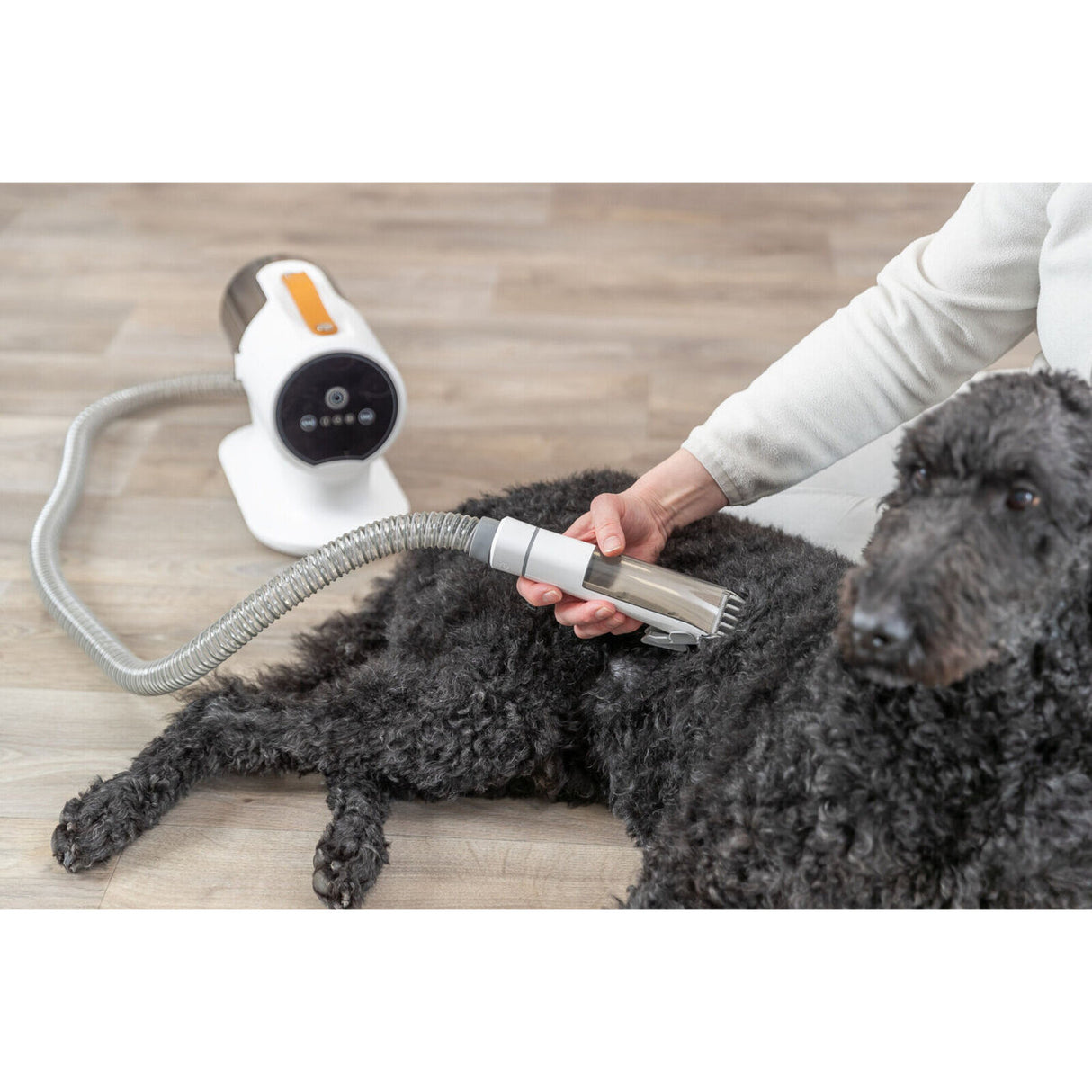 Hunde Schermaschinen-Set mit Fellsauger