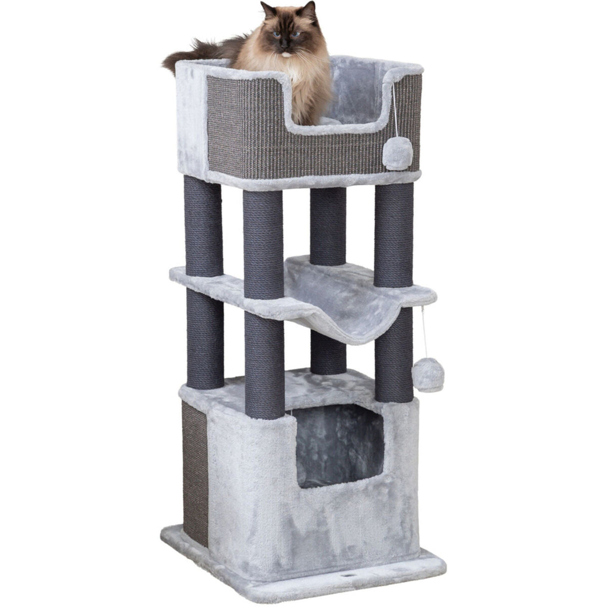 TRIXIE Lucano XXL Kratzbaum & Katzenmöbel | Besonders robust für große Katzen