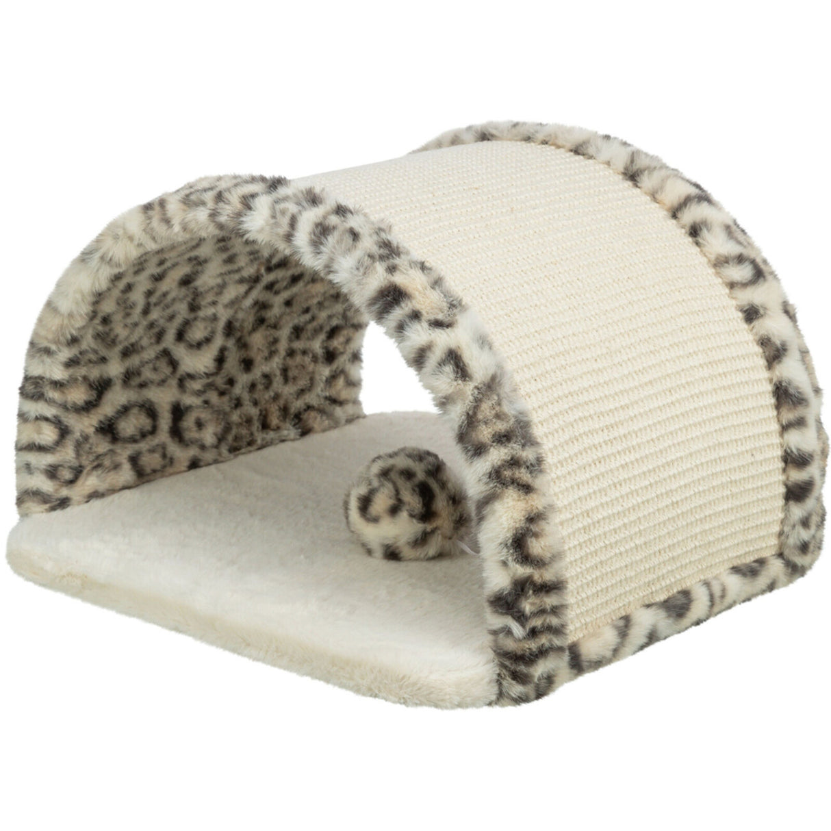 Kratzbrücke Leo – 25 cm, creme