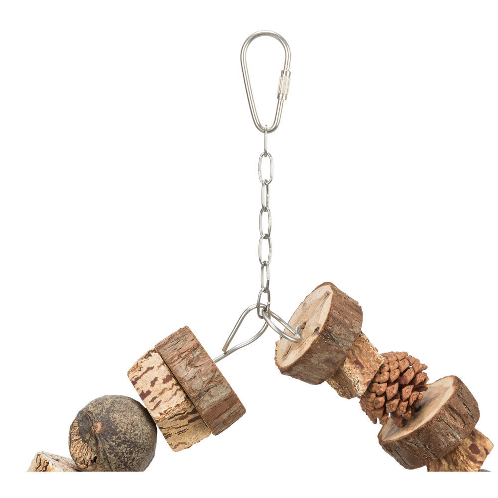 Vogel Ringschaukel aus Tannenzapfen