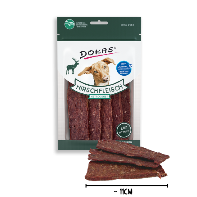 Dokas Hirschfleisch getrocknet