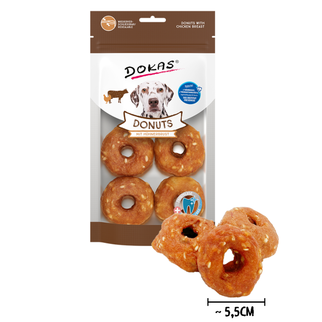 Dokas Hunde Donuts mit Hühnerbrust
