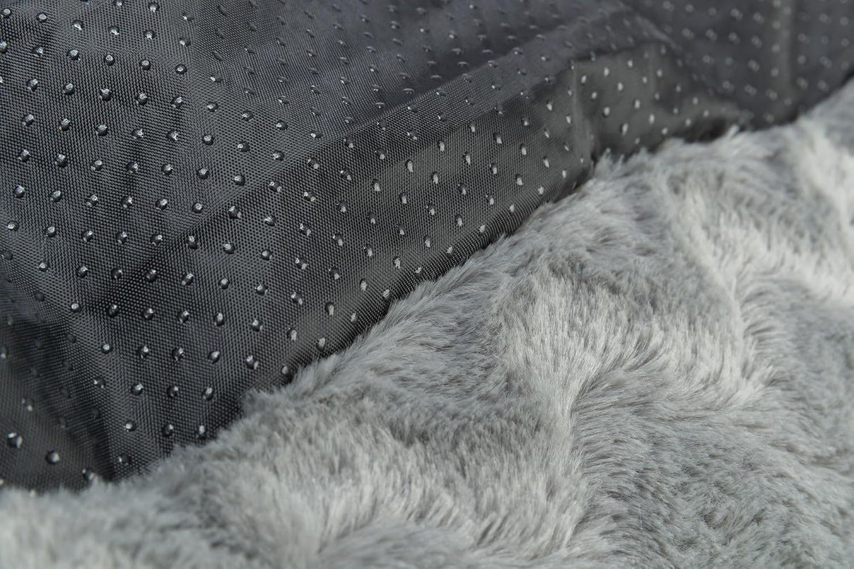 TRIXIE Hundebett Vital Loki – Orthopädisch mit Memory Foam 100 × 70 cm grau
