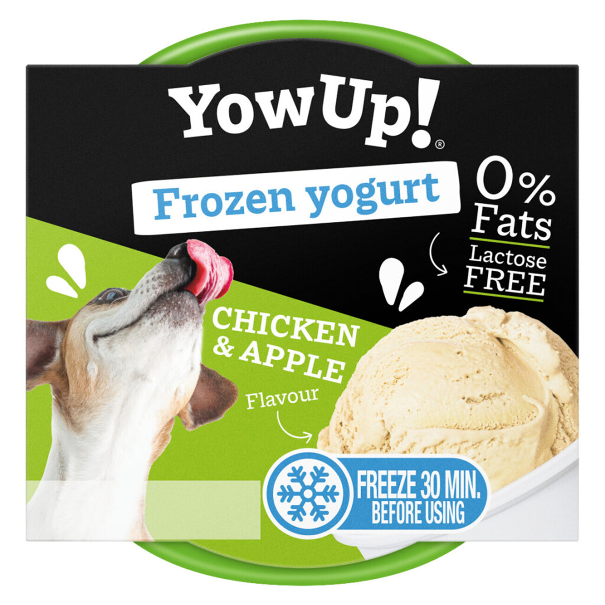 Frozen Yoghurt laktosefrei, 0% Fett. – Chicken & Apple