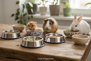 Futternäpfe für Kleintiere, Hamster, Meerschweinchen, Kaninchen