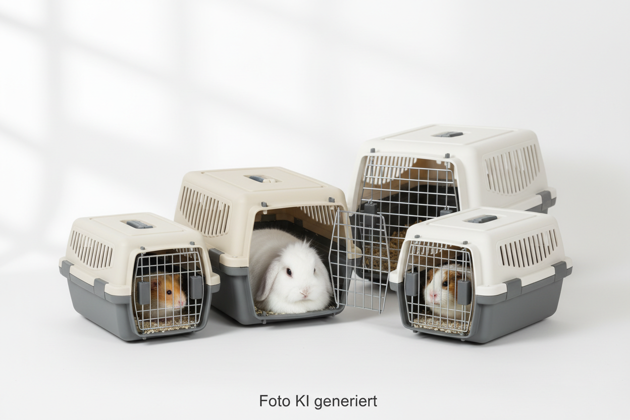 Kleintier Transportboxen für Kaninchen Hamster und Meerschweinchen
