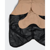 PAIKKA Visibility Raincoat Lite - Reflektierender Hunderegenmantel Taupe