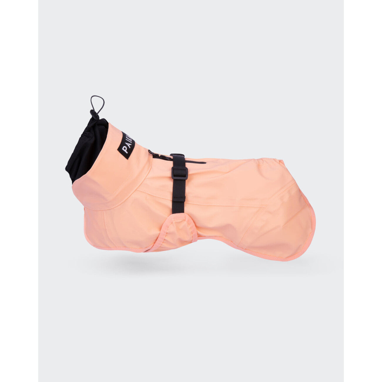 PAIKKA Reflective Raincoat Peach – Reflektierender Hunderegenmantel