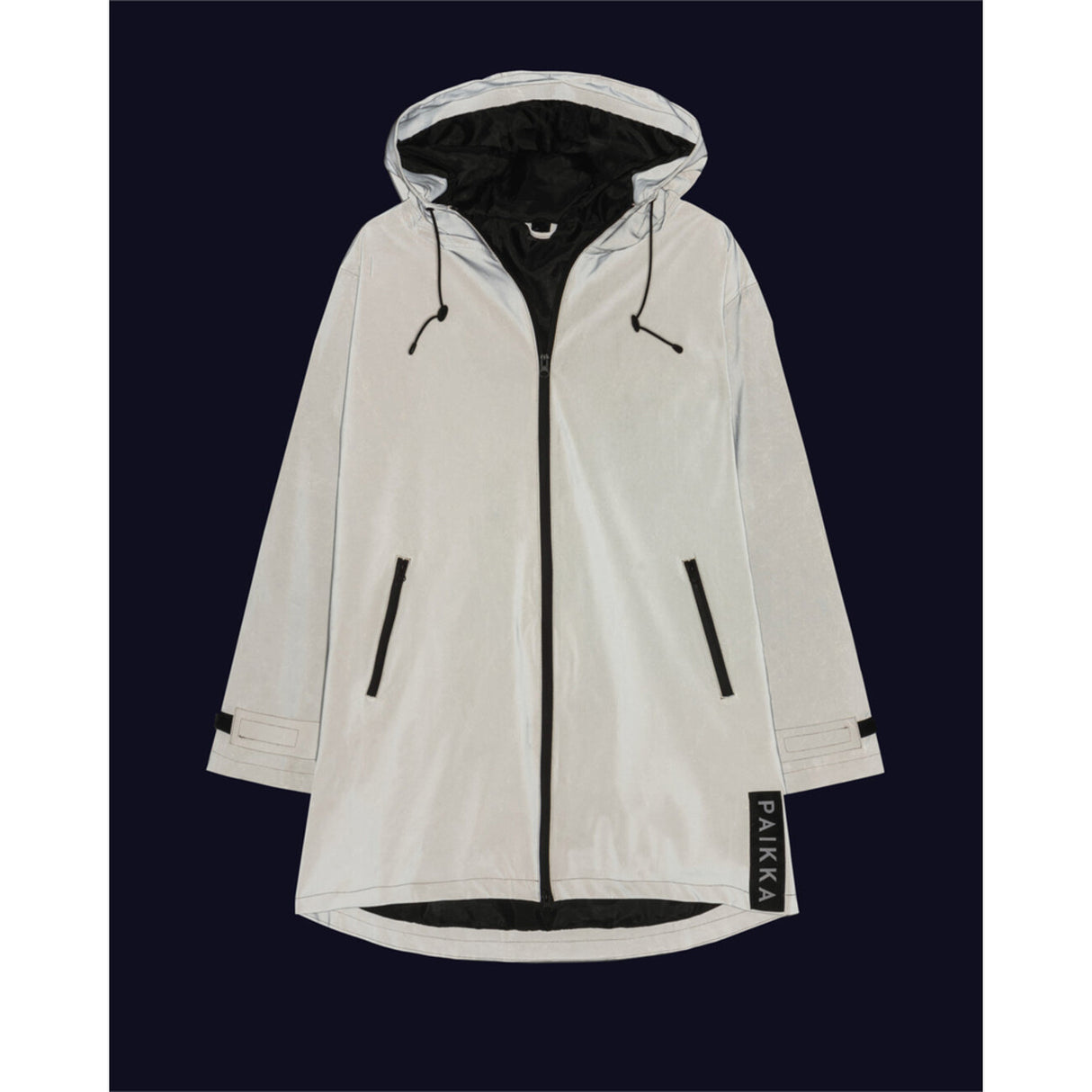 PAIKKA Visibility Raincoat Lite für Damen – Reflektierender & Wasserdichter Regenmantel