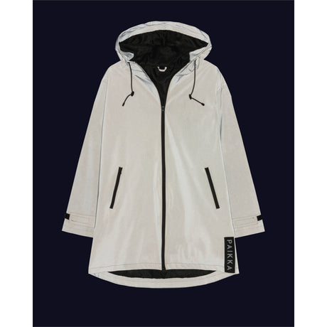 PAIKKA Visibility Raincoat Lite für Damen – Reflektierender & Wasserdichter Regenmantel