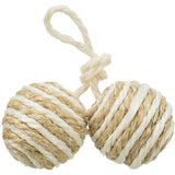 2 Sisal-Bälle mit Catnip – ø 4,5 cm
