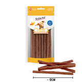 Dokas Dog Sticks mit Hühnerbrust & Rinderleber – Leckerbissen für deinen Hund – 60 g, 12 cm