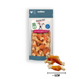 Dokas Calcium-Knochen mit Hühnerbrust 6 cm – Der leckere Hundesnack! – 75 g