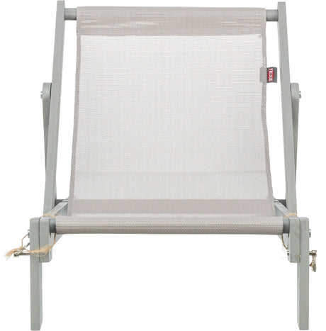 TRIXIE Outdoor Strandstuhl Strong Edition für Katzen – Dein Sonnenplatz im Grünen