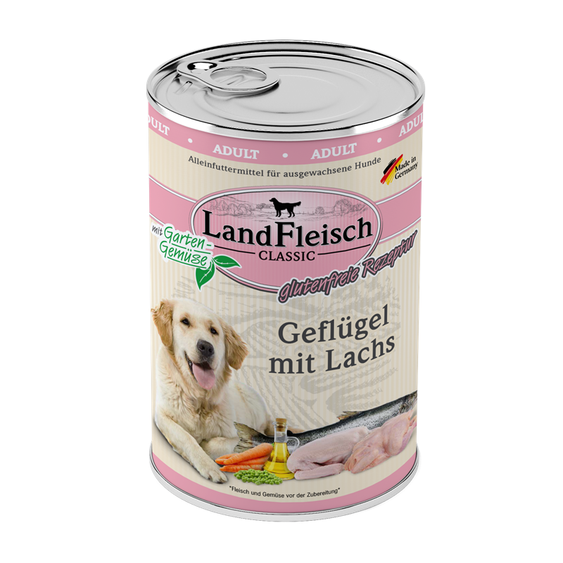 LandFleisch Hundefutter Classic Dosen