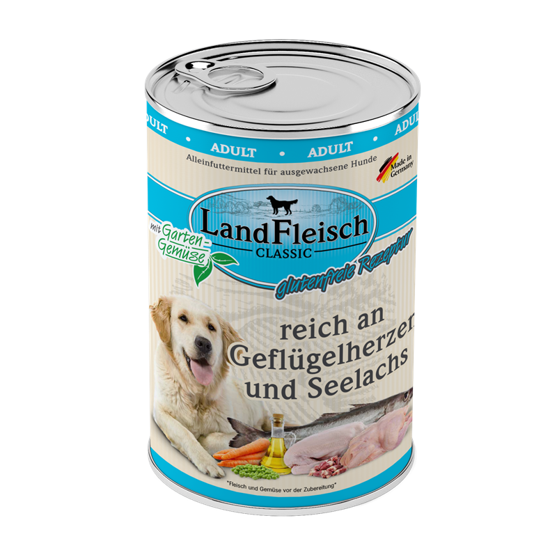LandFleisch Hundefutter Classic Dosen