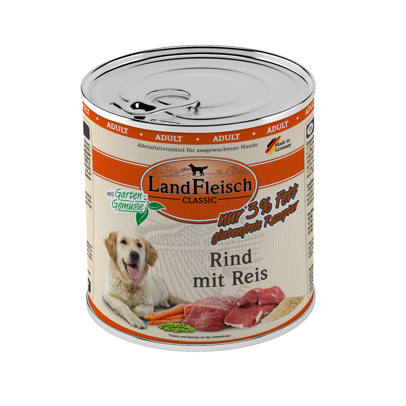 LandFleisch Hundefutter Classic Dosen