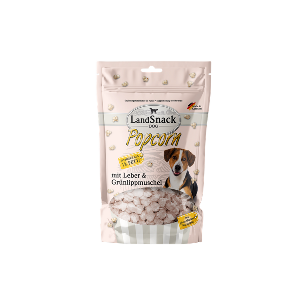 LandSnack Hunde Popcorn mit Leber