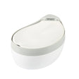 Trinkbrunnen mit Keramikoberschale Maya 1,8L – 1,8L - weiss/grau