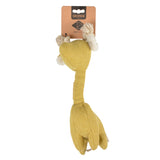 D&D HOME Hundespielzeug Giraffe George aus Cord & Seil – S - 7x15x26cm gelb