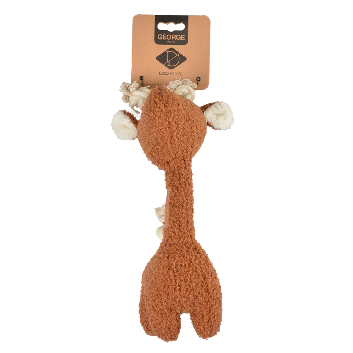 George Teddystoff Hundespielzeug mit Tau & Plüsch | D&D Home – L 52x20x10 cm