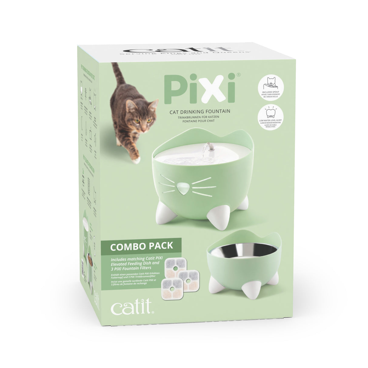 Catit Pixi Combo Kit Trinkbrunnen mit Futternapf und Ersatzfilter UVP 73,97 €uro