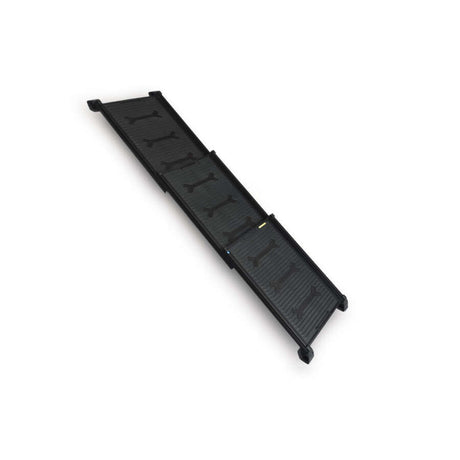 4pets Easy-Steps Teleskop Rampe für Hunde – Teleskopbauweise, 71-160 cm