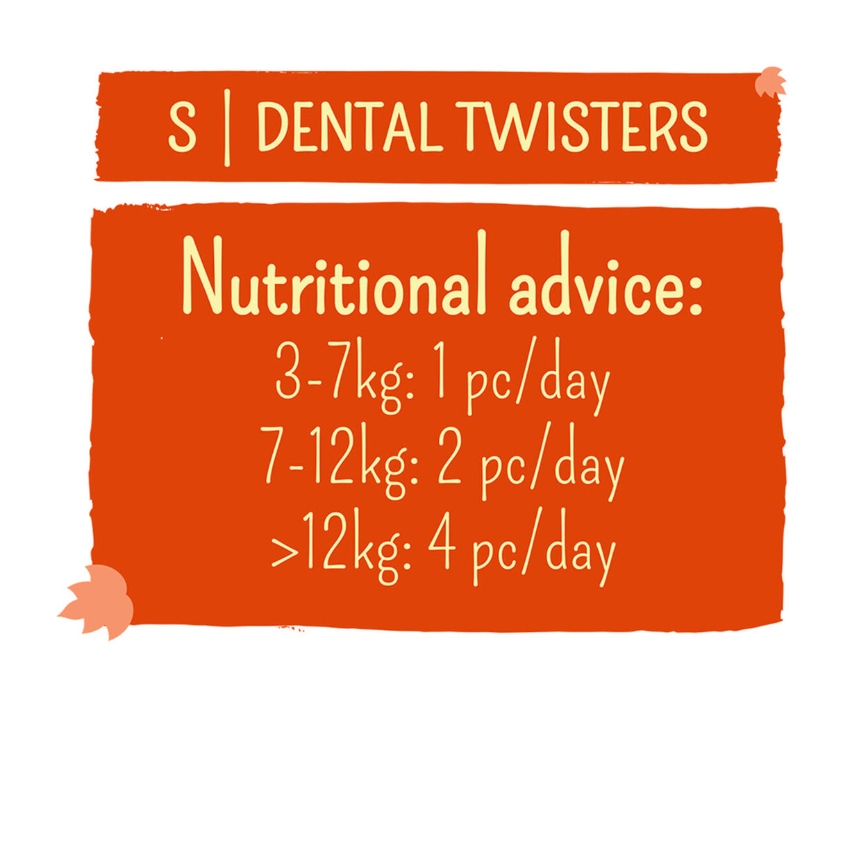 Garden Bites Dental Twisters S - Veggie-Snack für Hunde – 1 Stück S - 13cm - 15g