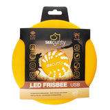 LED Frisbee von Duvo+ - Leuchtender Spielspaß für Hunde – 20 x 20 x 1 cm