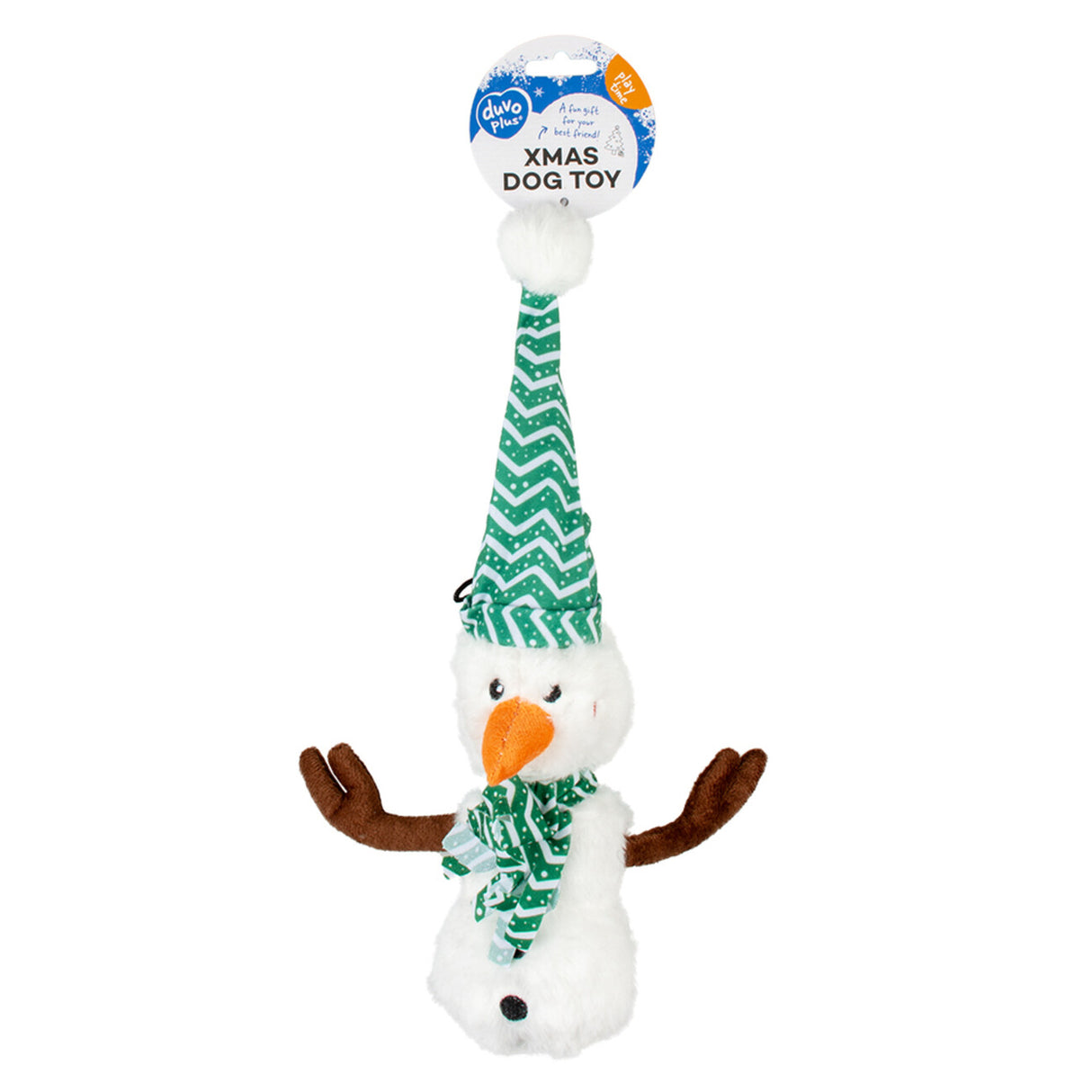 Xmas Weihnacht Plüsch Schneemann Leo