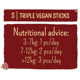 Garden Bites Veggie Sticks 🥕🍅🥒 - Zahnpflege & Leckerli für Hunde – S - 13 cm - 20 Stück