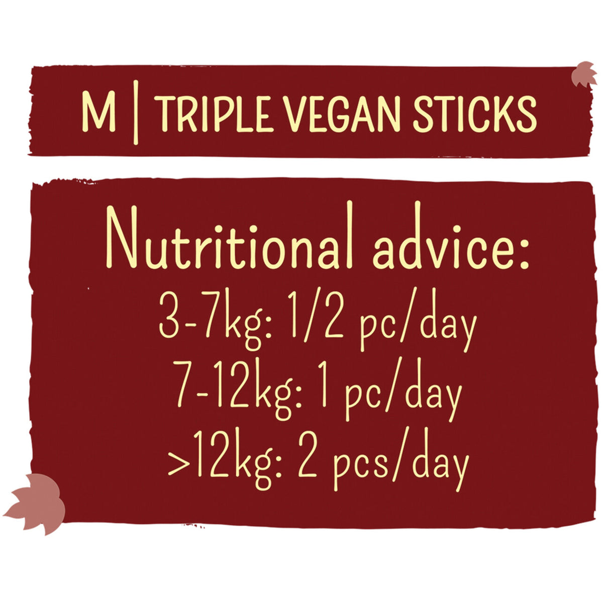 Garden Bites Veggie Sticks 🥕🍅🥒 - Zahnpflege & Leckerli für Hunde – M - 15 cm - 12 Stück