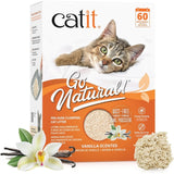 Go Natural!, klumpende Katzenstreu, aus Erbsenhülsen, 2 x 2,8kg (5,6kg) – Vanilleduft