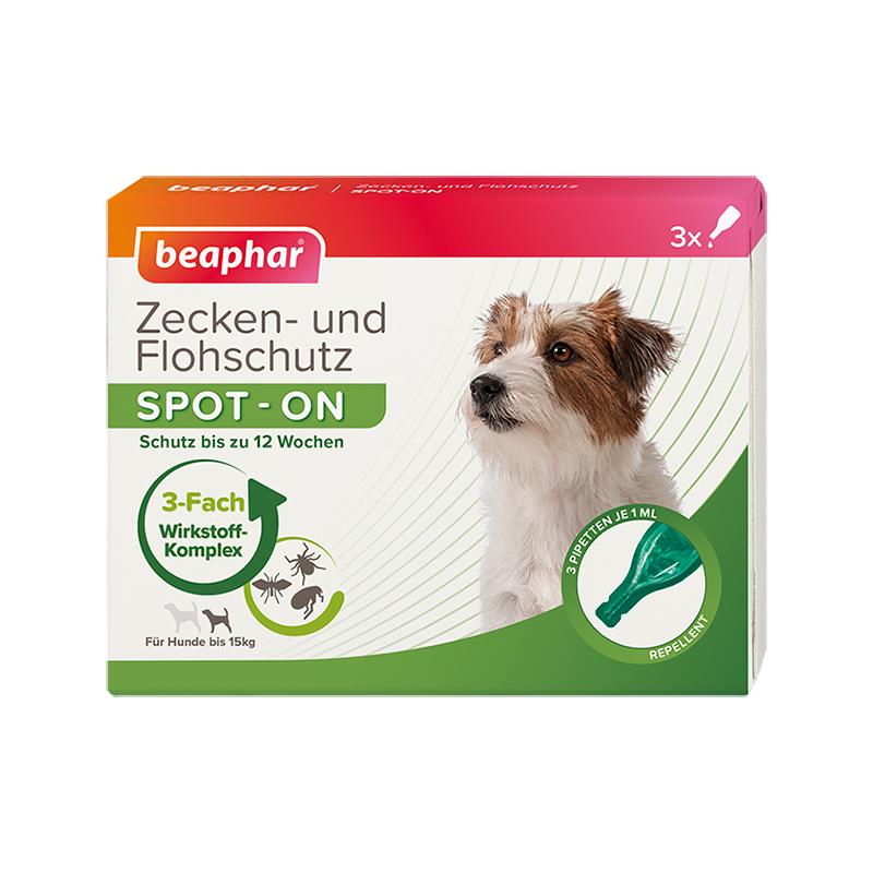beaphar Zeckenschutz und Flohschutz SPOT-ON für Hunde