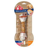 8in1 Triple Flavour Kauknochen – L, 1 Stück, für Hunde ab 20 kg