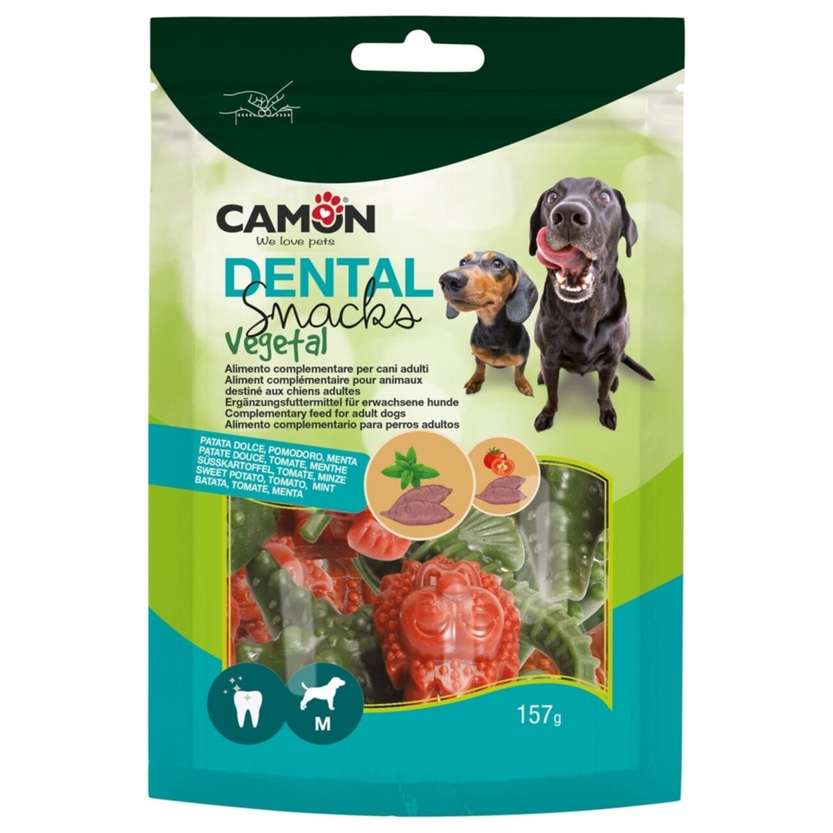 Veggie Snack Sweet Potato Dental Mix - Vegane Hundesnacks – 157 g