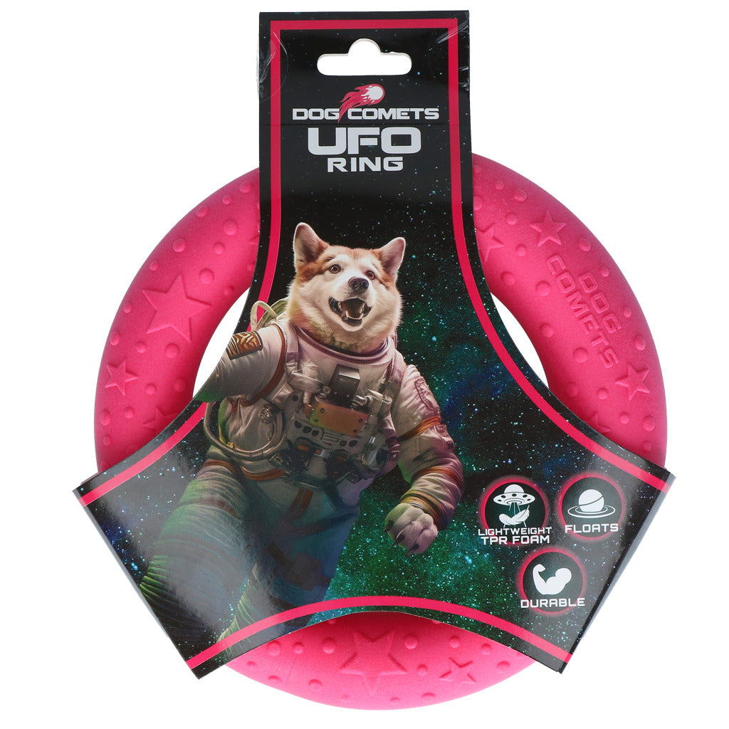 Dog Comets UFO Ring Schwimmspielzeug für Hunde – Robuster Wurfring aus TPR
