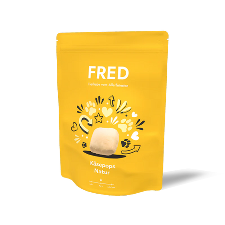 FRED Käsepops – Knuspriger Käse-Hundesnack, 110 g