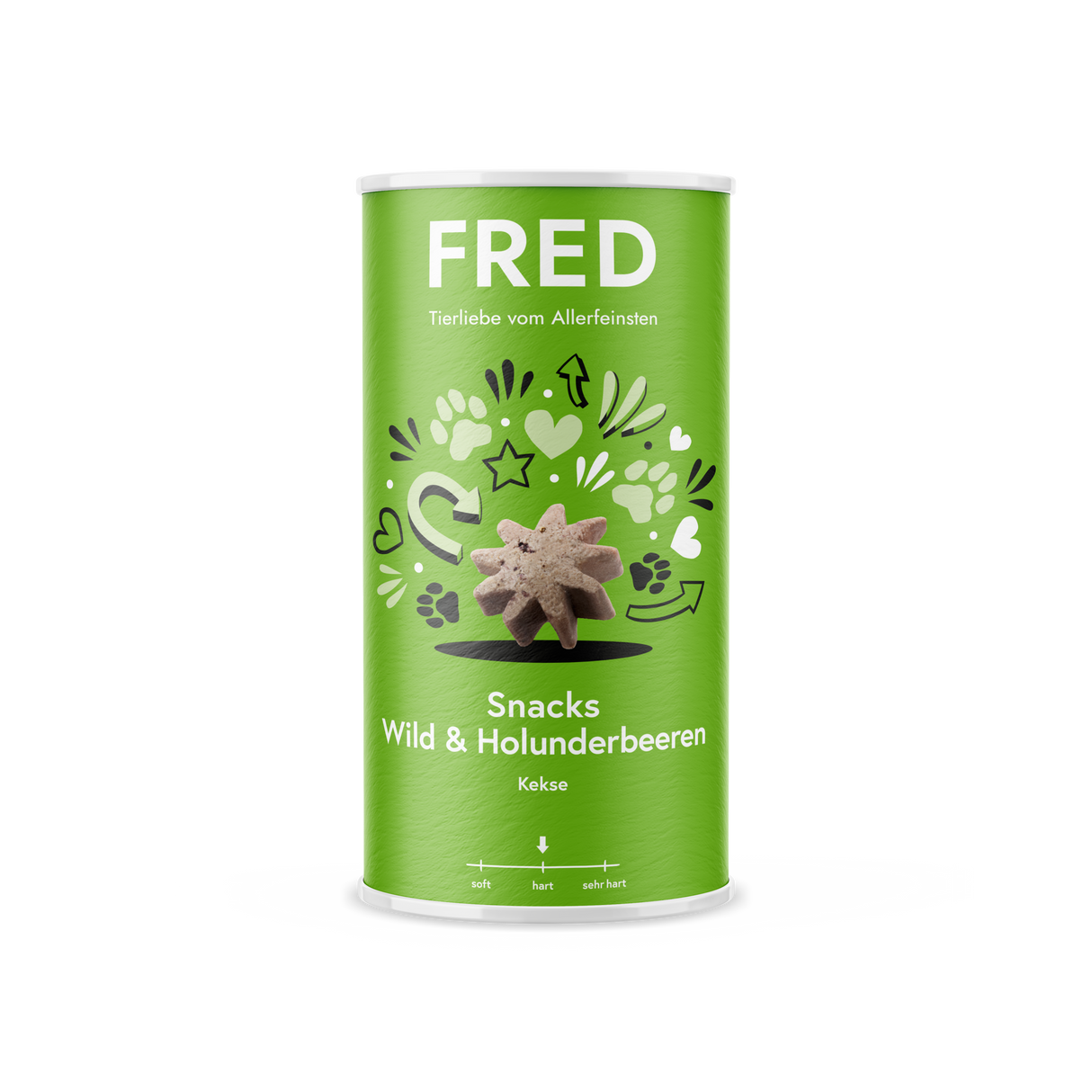 FRED Snacks – Glutenfreie Hundesnacks, schonend gebacken, 250 g
