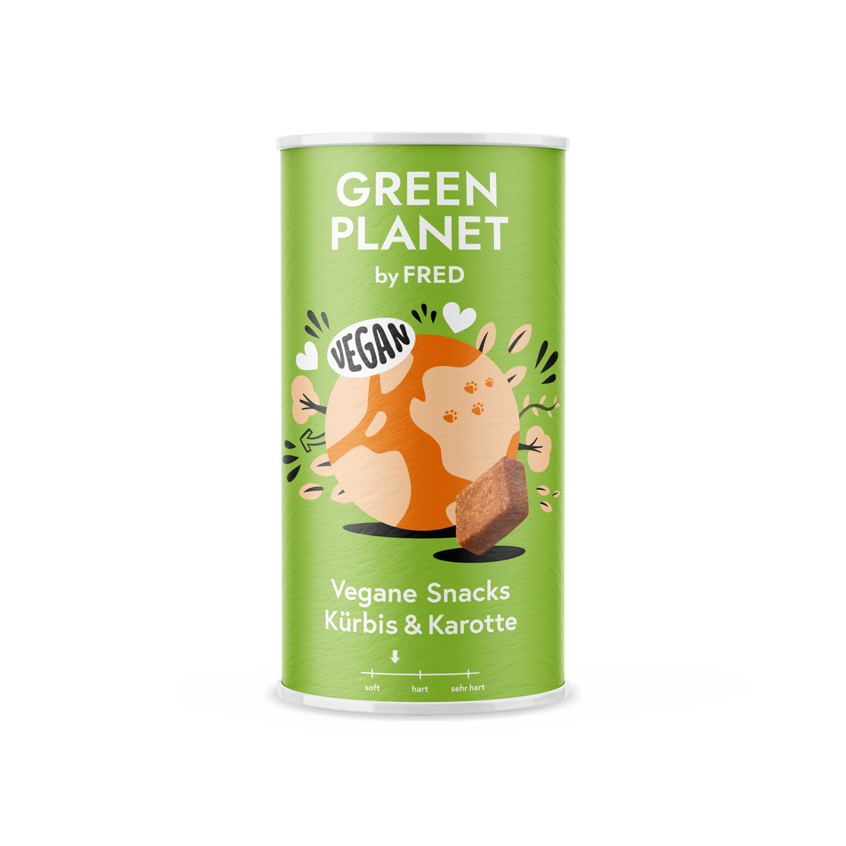 FRED Vegane Snacks – Halbsofte Hundesnacks, vegan & zuckerfrei, 210 g