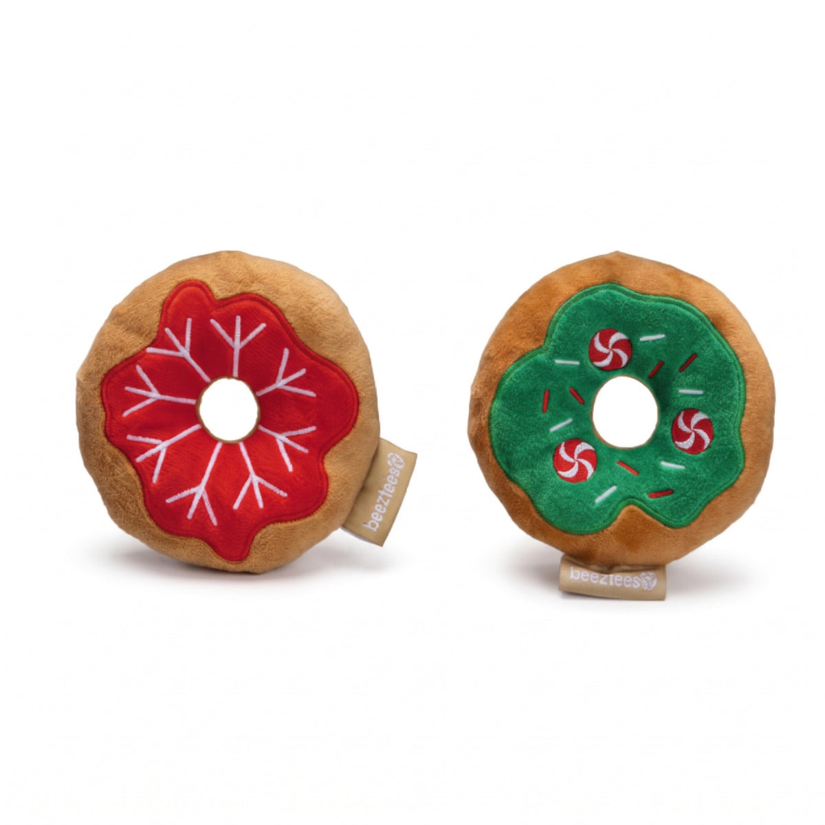 Beeztees Weihnachts-Donut für Hunde ohne Squeaker