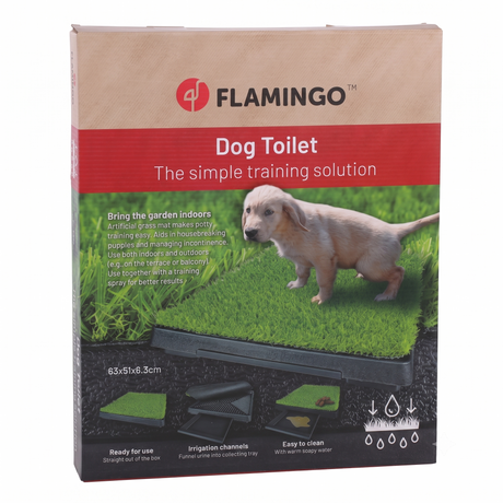 Flamingo Pelou Haustiertoilette für Hunde & Welpen – Stubenreinheit leicht gemacht
