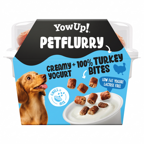 YowUp! PetFlurry  Joghurt Snack für Hunde Ente & Pute