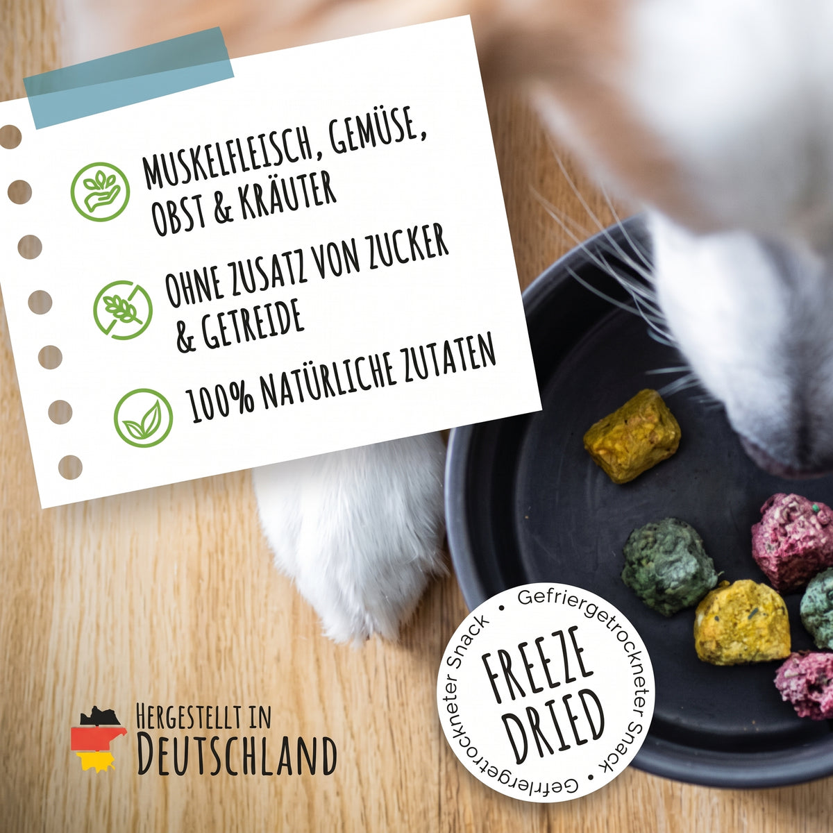 SmoothieDog Bites Lamm, gefriergetrocknete Hundesnacks 40 g