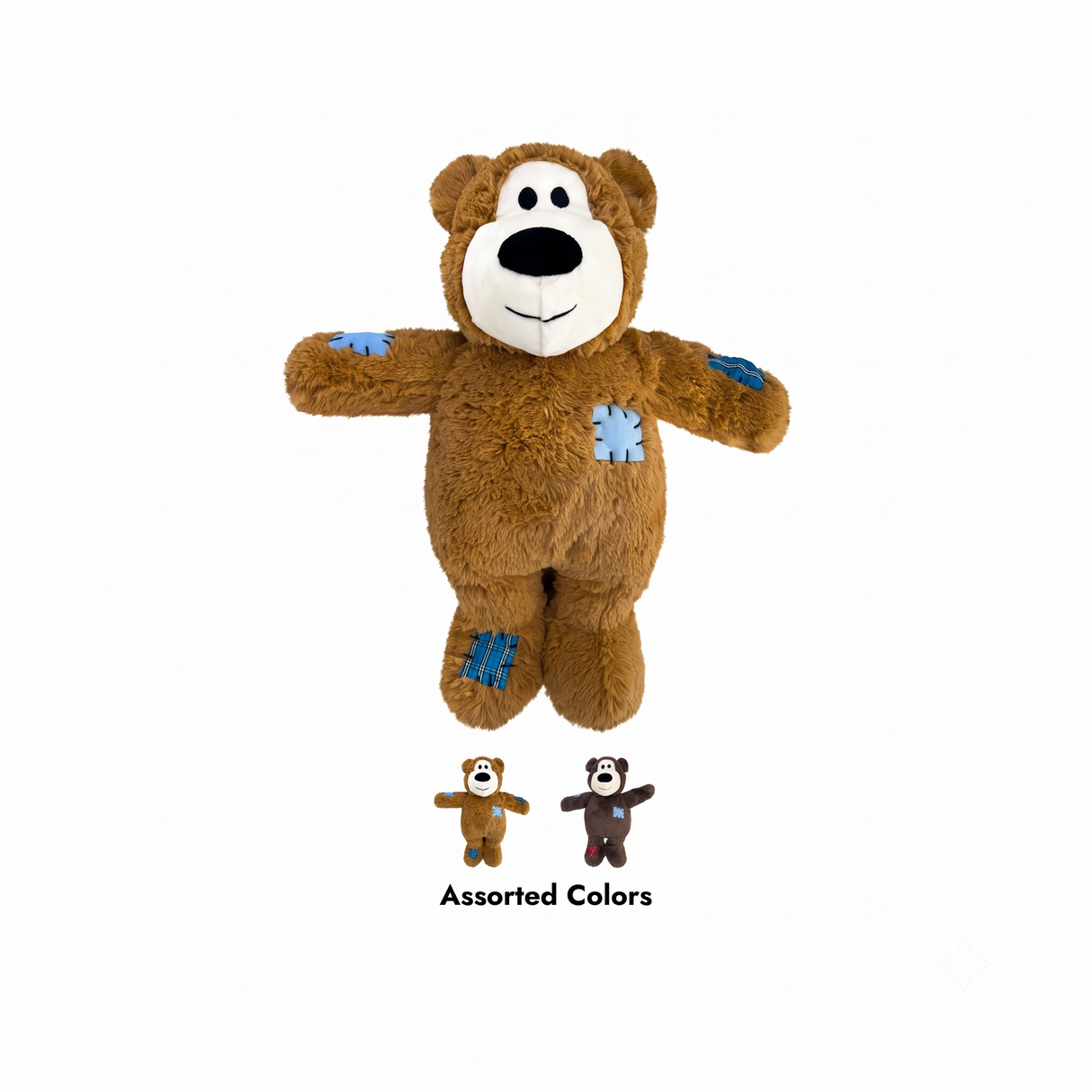 KONG Wild Knots Bear Jumbo XL – Plüsch-Hundespielzeug mit Seilskelett & Quietscher