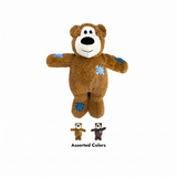 KONG Wild Knots Bear Jumbo XL – Plüsch-Hundespielzeug mit Seilskelett & Quietscher