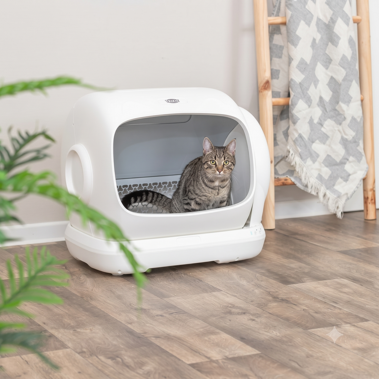 TRIXIE Selbstreinigende Katzentoilette XL – Automatisch & Hygienisch