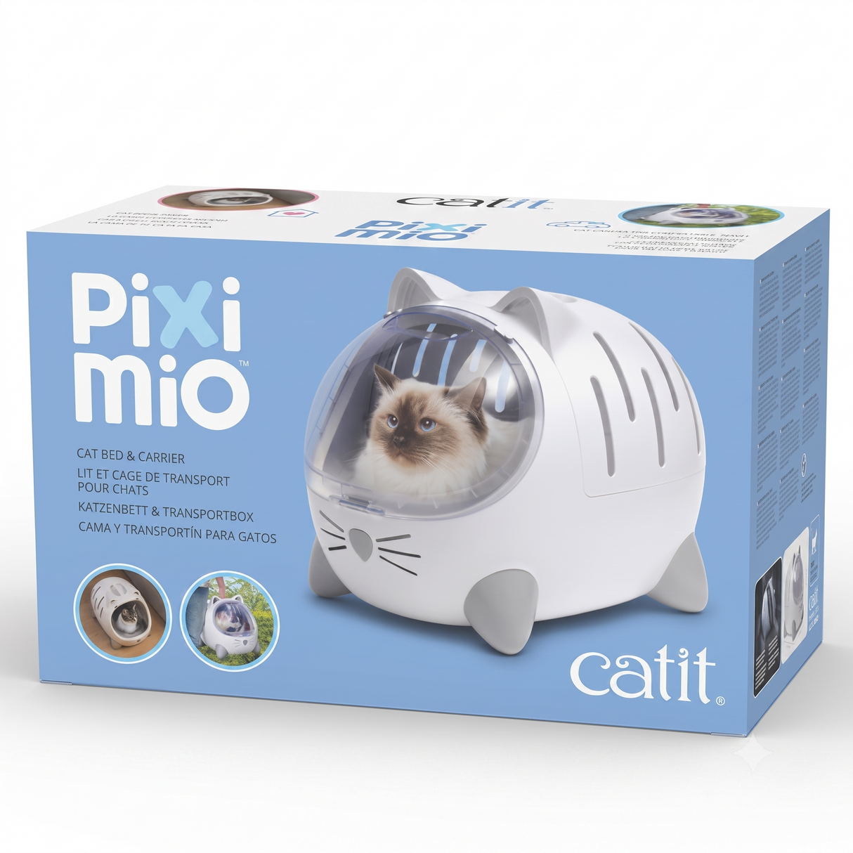 Catit Pixi Mio 2-in-1 Katzenbett & Transportbox – Dein stylischer Begleiter